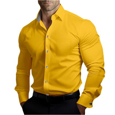 Body Fit Long Sleeve Shirt for Men