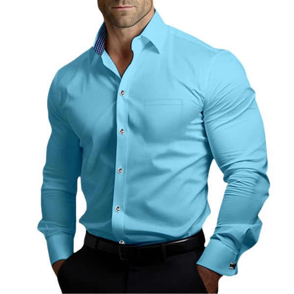 Body Fit Long Sleeve Shirt for Men